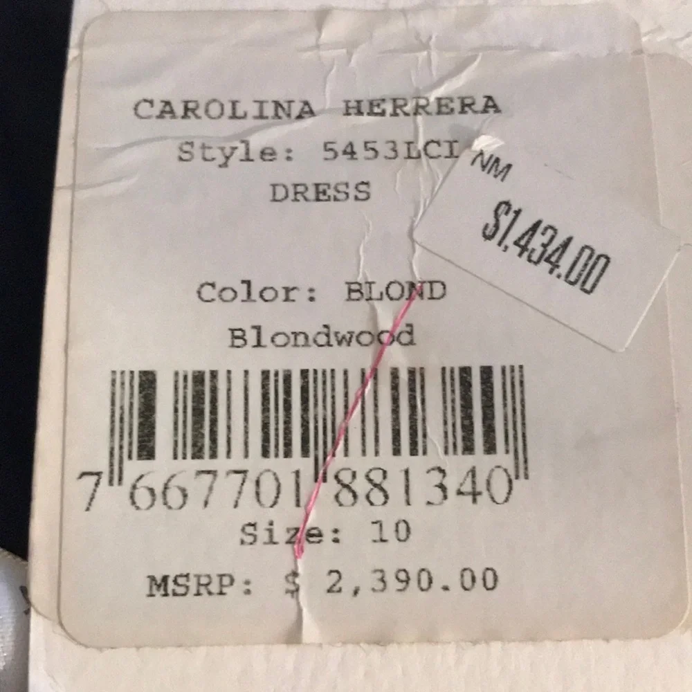 🇮🇹$2,390 Carolina Herrera Dress Size 10 🇮🇹Made In Italy  🌟Retail $2,390🌟 - Picture 2 of 12